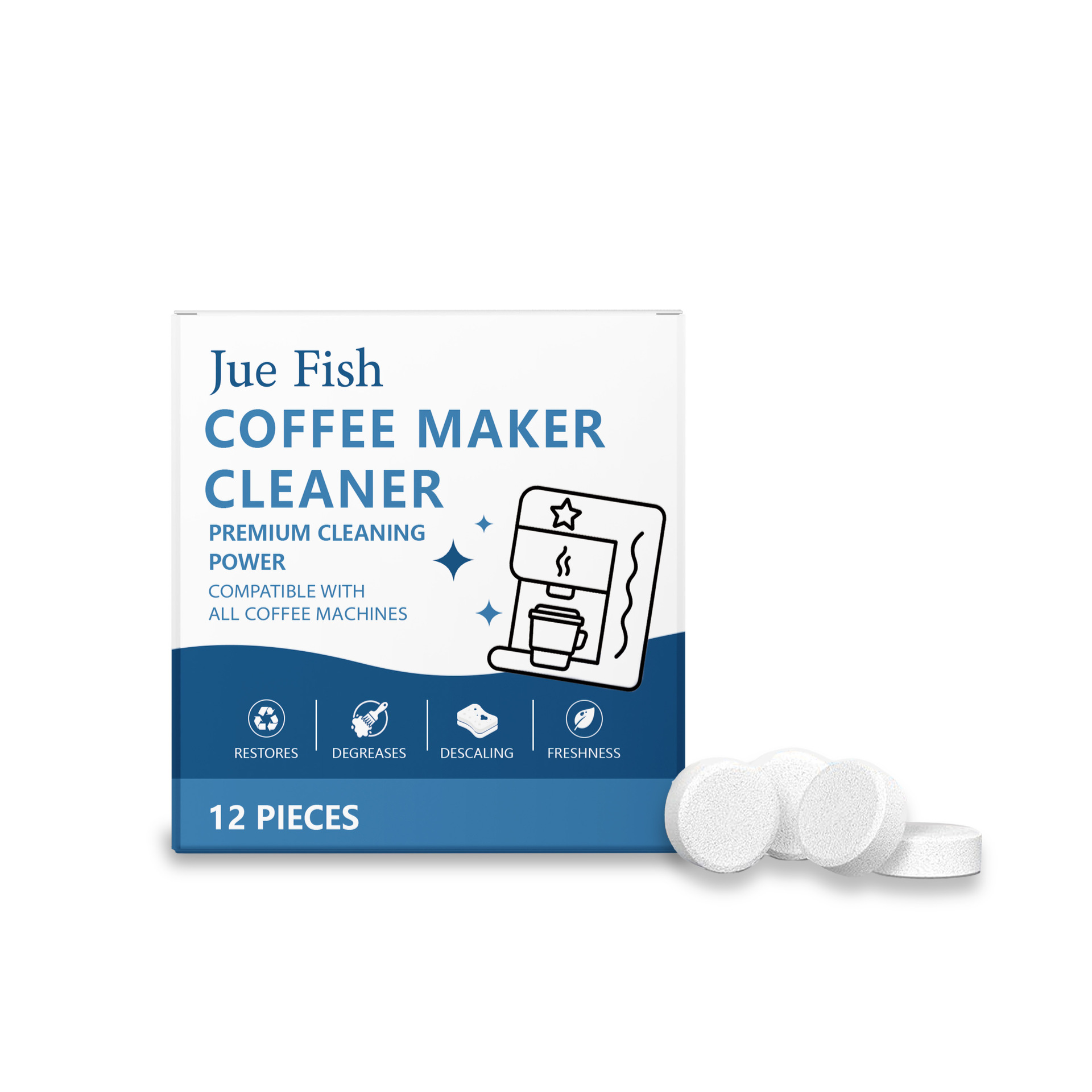 Backflush Tablet Cleaner - Tablet Pembersih Mesin Kopi Efektif Menghilangkan