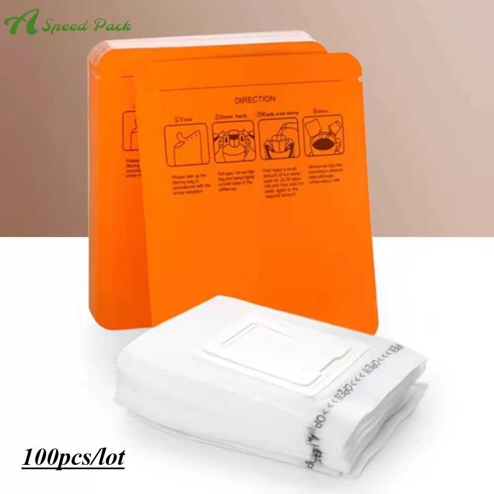 Coffee Equipment Bag - 100 Buah Tas Makanan Ringan Sachet