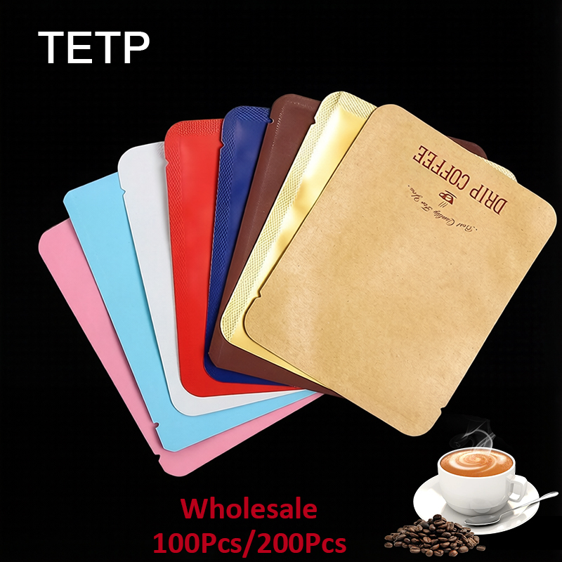 Coffee Equipment Bag - TETP 100Pcs/200Pcs Kantong Kopi Tetes Aluminium