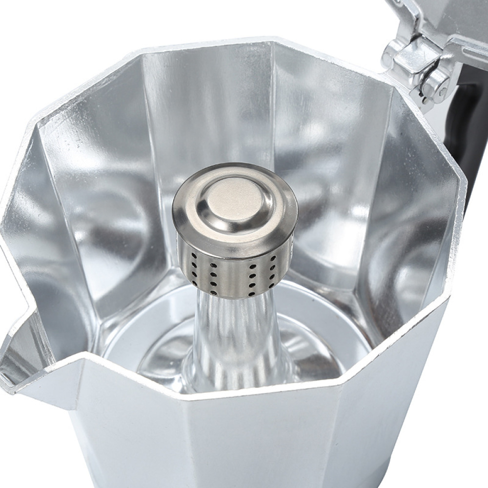 Coffee Equipment Wdt - Pembuat Espresso Dapur, Moka Pot Aluminium,