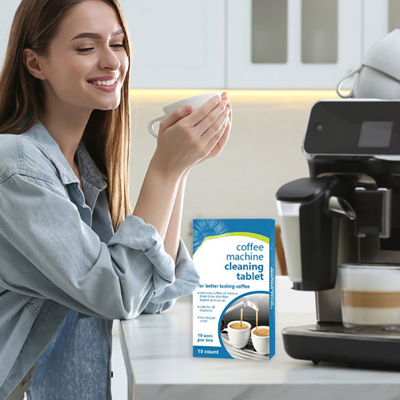 Backflush Tablet Cleaner - Tablet Pembersih Mesin Espresso, Solusi Penghilang