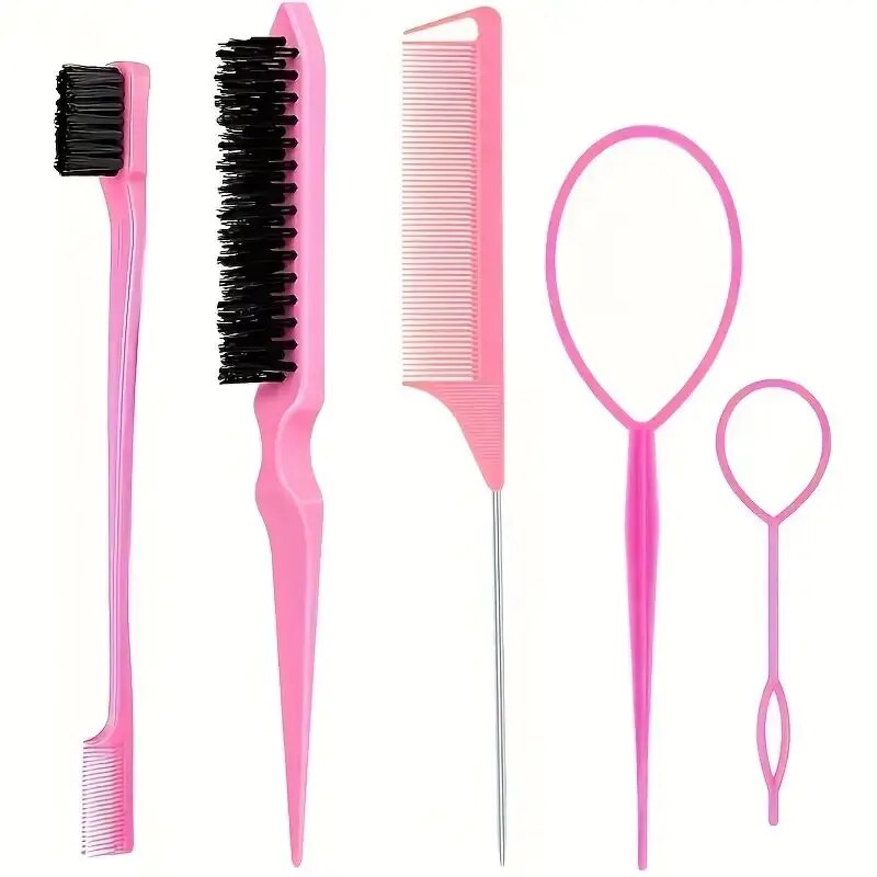 Group Head Brush - 5 buah alat tata rambut sisir
