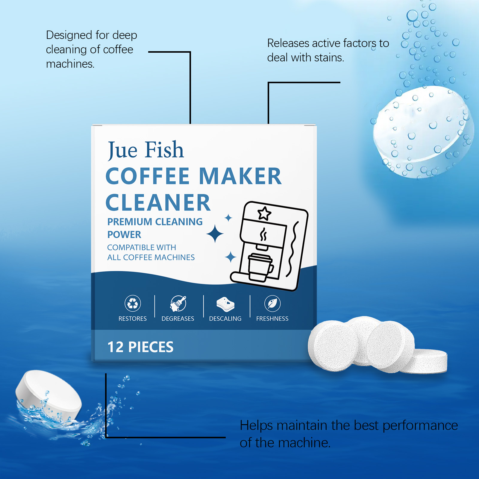 Tablet Pembersih Mesin Kopi Ef - Backflush Tablet Cleaner ulasan dan harga