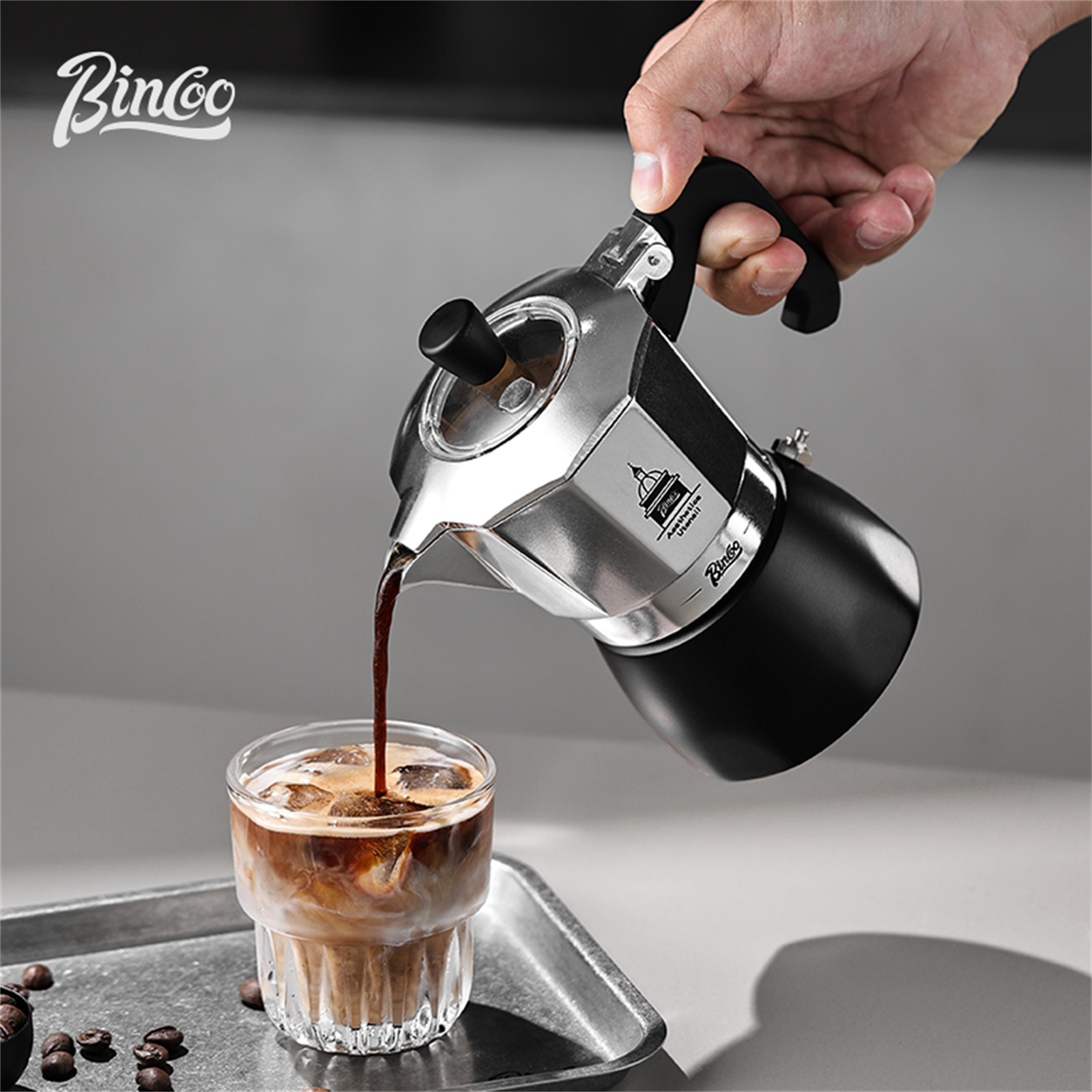 BINCOO Teko Moka Katup Ganda,  - Coffee Equipment Wdt ulasan dan harga