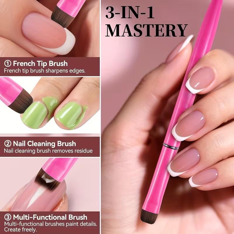Sikat Kuku Prancis BARU, Denga - Group Head Brush ulasan dan harga
