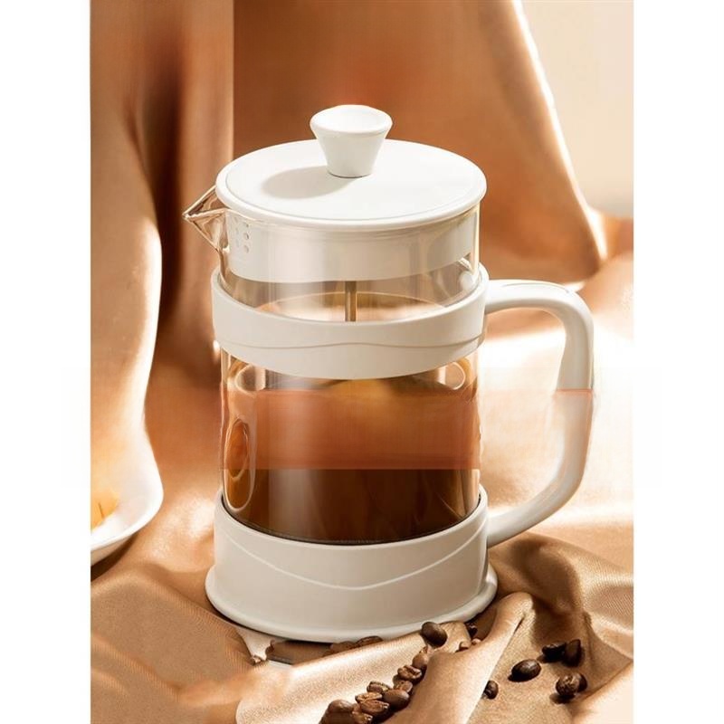 Pembuat Kopi Kaca Tekan Manual - Coffee Equipment Home ulasan dan harga
