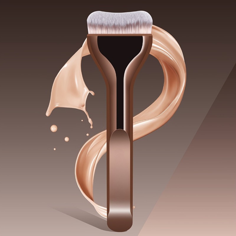 Kuas Foundation Lebar Datar, K - Group Head Brush ulasan dan harga