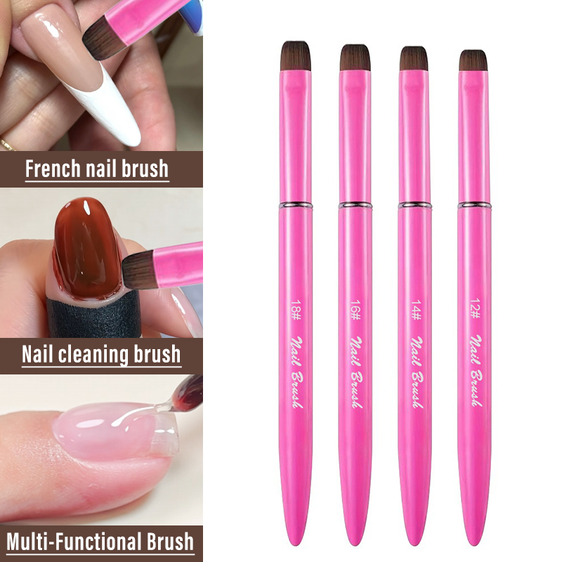 Kuas Kuku Prancis 3 in 1 Baru, - Group Head Brush ulasan dan harga